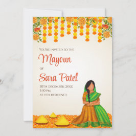 invitaciones digitales de Mayoun y Haldi