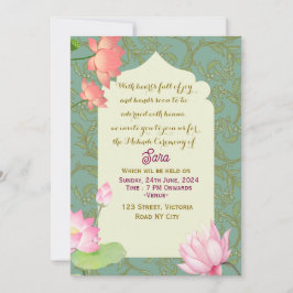 Invitaciones Digitales para la Ceremonia Mehendi