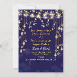 Invitaciones Digitales para Noche de Sangeet 