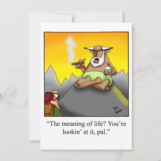 Invitaciones divertidas a fiesta de cigarros (Anverso)