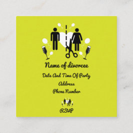 Invitaciones Divertidas a Fiestas de Divorcio   