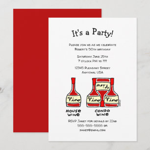 Invitaciones divertidas a la fiesta de cumpleaños