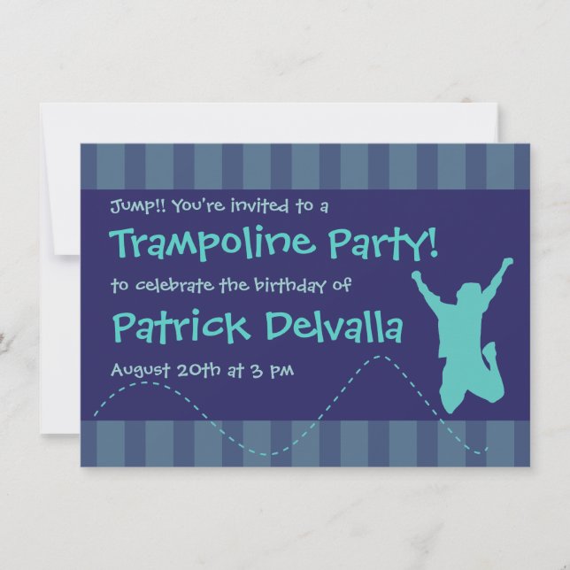 Invitaciones divertidas a la fiesta de cumpleaños  (Anverso)