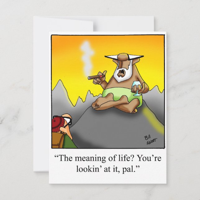 Invitaciones divertidas a la fiesta del cigarro (Anverso)