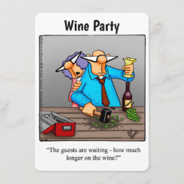 Invitaciones divertidas a la fiesta del humor en v