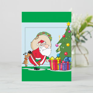 Invitaciones Divertidas de Papá Noel