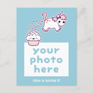 Invitaciones divertidas del cumpleaños de la foto