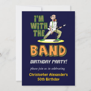 Invitaciones divertidas para hombre de la fiesta