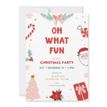Invitaciones divertidas para una fiesta de Navidad