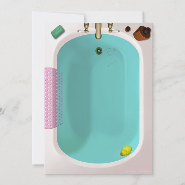 Invitaciones Ducky de Baby Shower (Anverso)