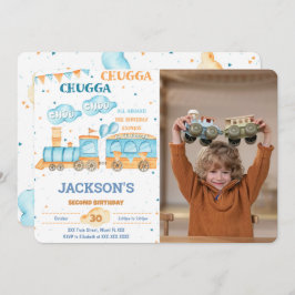 Invitaciones editables a la foto de cumpleaños del