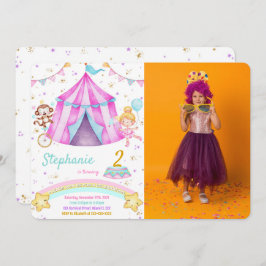 Invitaciones editables de fotos de cumpleaños del 