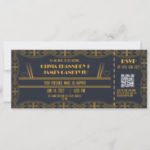 Invitaciones elegantes de boda de destino en Las V