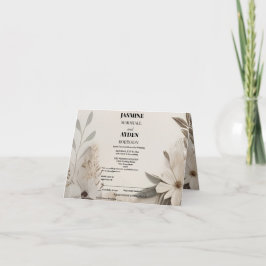 Invitaciones elegantes de boda personalizadas