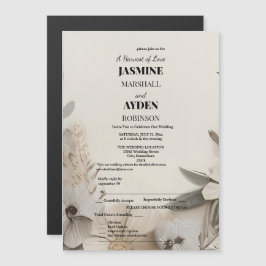 Invitaciones elegantes de boda personalizadas