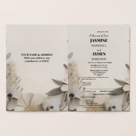 Invitaciones elegantes de boda personalizadas
