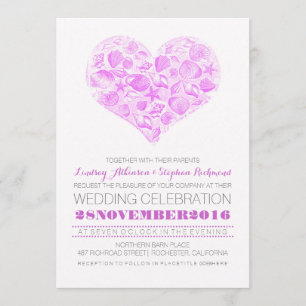 Invitaciones elegantes del boda de playa