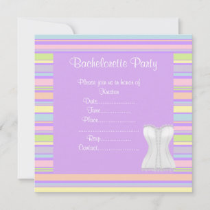 INVITACIONES ELEGANTES DEL PARTIDO BACHELORETTE