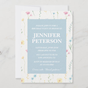 Invitaciones elegantes para cumpleaños número 3 Fl