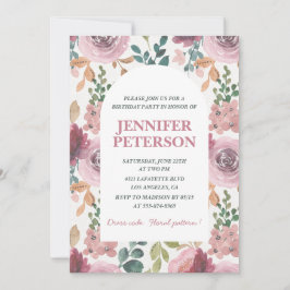 Invitaciones elegantes para cumpleaños número 3 Fl
