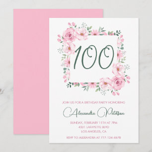 Invitaciones elegantes para el cumpleaños número 1