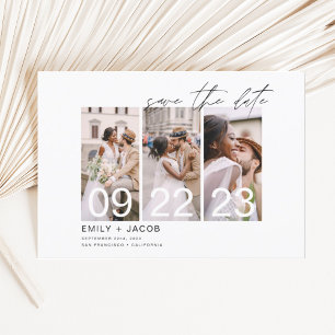Invitaciones Elegantes para Guardar la Fecha con 3