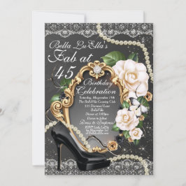 Invitaciones elegantes sofisticadas del fiesta