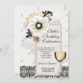 Invitaciones elegantes sofisticadas del fiesta