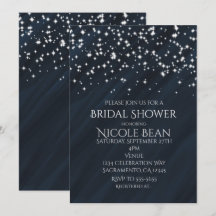 Invitaciones Elegantes y Glamurosas de Estrellas A