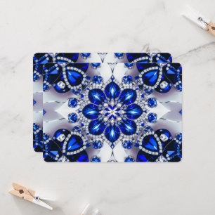 Invitaciones especiales con Blue White Design