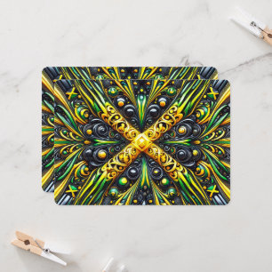 Invitaciones especiales con diseño jamaiquino