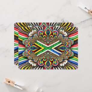 Invitaciones especiales con diseño sudafricano
