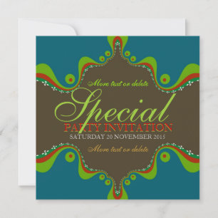 Invitaciones especiales de diosa oriental