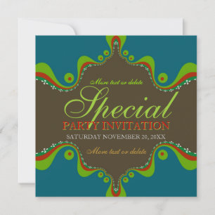 Invitaciones especiales de diosa oriental