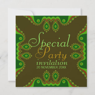 Invitaciones especiales de fiesta de la Diosa de l