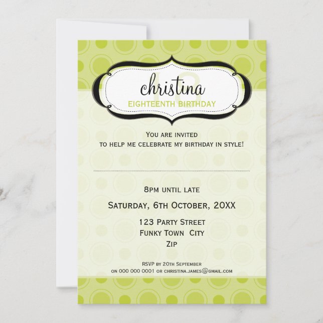 INVITACIONES ESPECIALES :: delicioso 6P (Anverso)