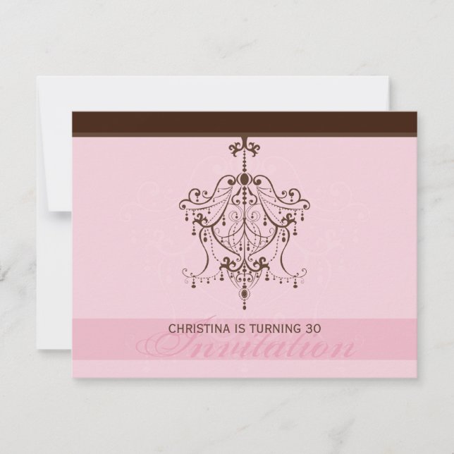 INVITACIONES ESPECIALES :: lámpara de araña 2L (Anverso)