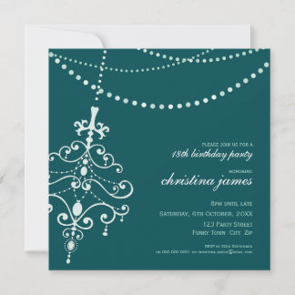 INVITACIONES ESPECIALES :: lámpara de araña + luce