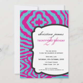 INVITACIONES ESPECIALES :: magnífica cebra 15P