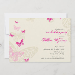 INVITACIONES ESPECIALES :: mariposas 4L