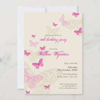 INVITACIONES ESPECIALES :: mariposas 4P
