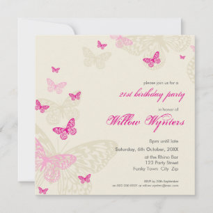 INVITACIONES ESPECIALES :: mariposas 4SQ