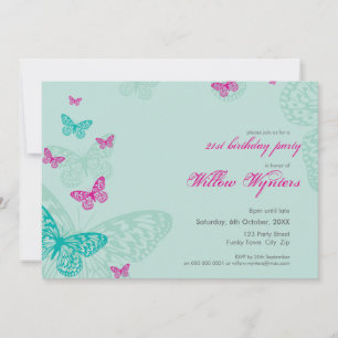 INVITACIONES ESPECIALES :: mariposas 5L