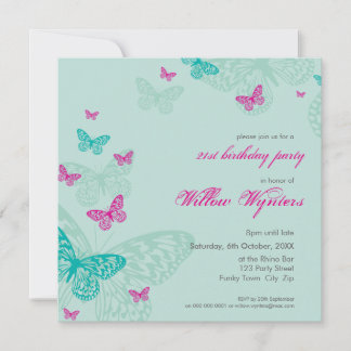 INVITACIONES ESPECIALES :: mariposas 5SQ