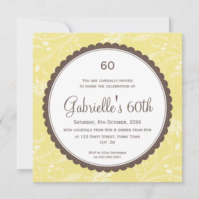 INVITACIONES ESPECIALES :: vieira redonda 4SQ (Anverso)