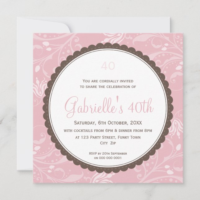 INVITACIONES ESPECIALES :: vieira redonda 6SQ (Anverso)