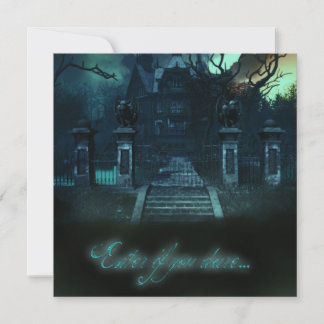 Invitaciones espeluznantes de Halloween para Casa 