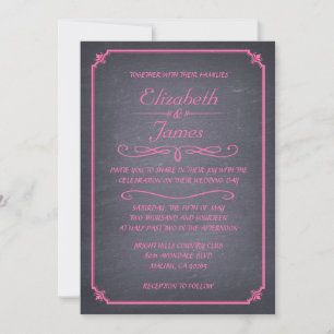 Invitaciones exclusivas de matrimonio en tablero d