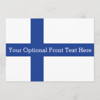 Invitaciones finlandesas del personalizado de la