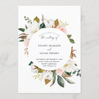 Invitaciones Florales a Magnolia